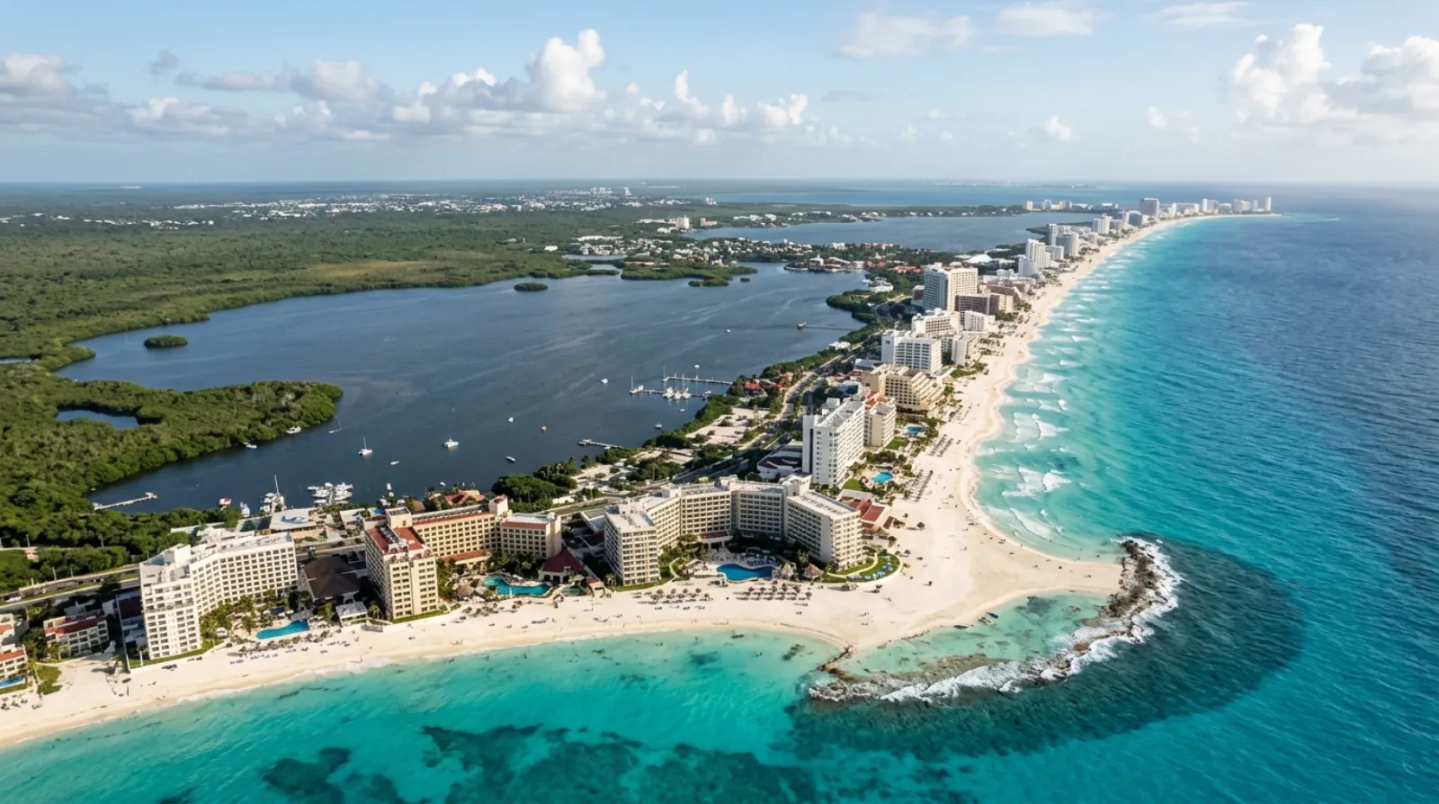 Business Class flights to Cancun